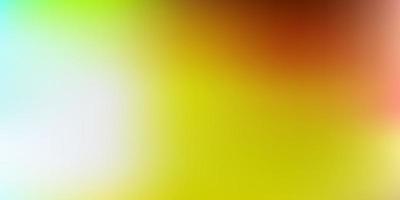 Light green, yellow vector abstract blur drawing.
