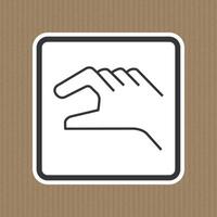 Manual Control Symbol Sign Isolate On White Background,Vector Illustration EPS.10 vector