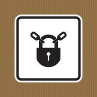 PPE Icon.Keep Locked Symbol Sign Isolate On White Background,Vector Illustration EPS.10 vector