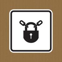 PPE Icon.Keep Locked Symbol Sign Isolate On White Background,Vector Illustration EPS.10 vector