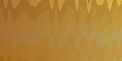 Light Orange vector background with bent lines.