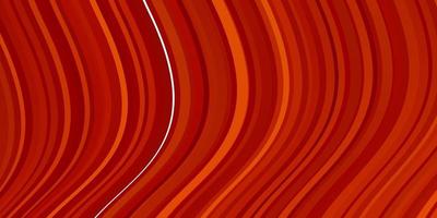 Light Orange vector template with curves.