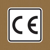 CE Mark Symbol Sign, Vector Illustration, Isolate On White Background Label .EPS10