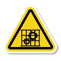 icono de ppe use guardias símbolo de protección signo aislar sobre fondo blanco, ilustración vectorial eps.10 vector