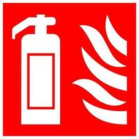 Fire Extinguisher Symbol Sign Isolate On White Background,Vector Illustration EPS.10 vector