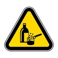 Chemicals In Use Symbol Sign Isolate On White Background,Vector Illustration EPS.10 vector