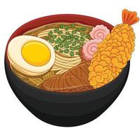 Udon Vector in Flat Design Style