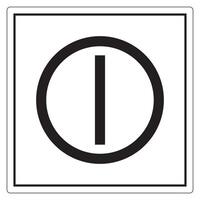 On Off Push-Button Symbol Sign, Vector Illustration, Isolate On White Background Label. EPS10