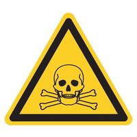 Toxic Material Symbol Sign, Vector Illustration, Isolate On White Background Label .EPS10