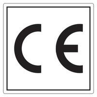 CE Mark Symbol Sign, Vector Illustration, Isolate On White Background Label .EPS10