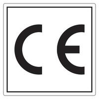 CE Mark Symbol Sign, Vector Illustration, Isolate On White Background Label .EPS10