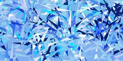 Light blue vector background with triangles.