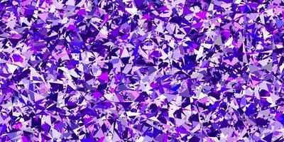 Light purple vector pattern with polygonal shapes.