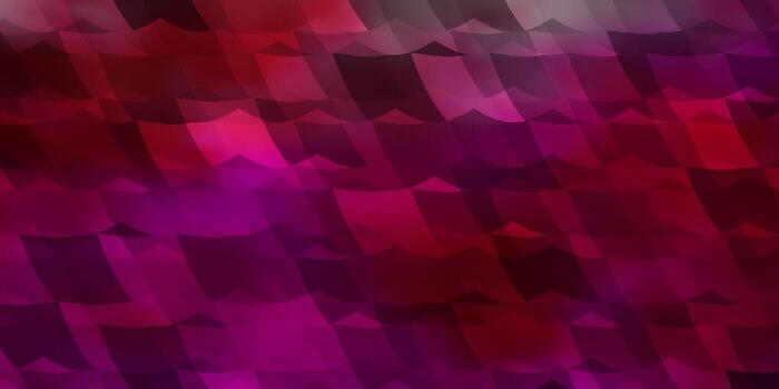 patrón de vector rosa claro con hexágonos de colores.