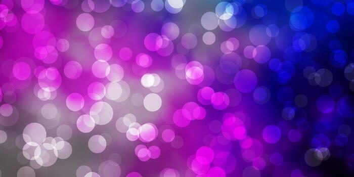 Light Pink, Blue vector texture with disks.