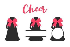 Cheers Megaphone Bundle set vector