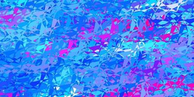 Dark blue vector pattern with polygonal shapes.