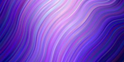 Light Purple vector pattern with curves.