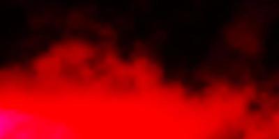 Dark Red vector texture with cloudy sky.