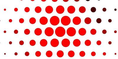 Light Red vector texture with disks.