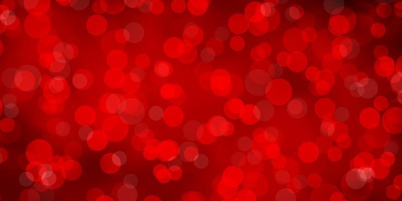 Dark Red vector layout with circle shapes.