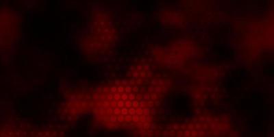 Dark Red vector pattern with spheres.