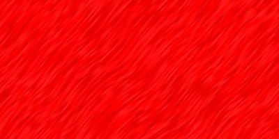 Light Red vector pattern with curved lines.