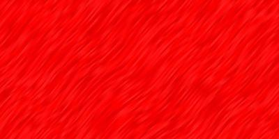 Light Red vector pattern with curved lines.