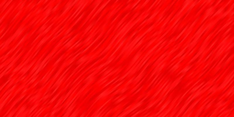 Light Red vector pattern with curved lines.