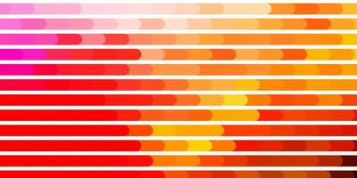 Light Red, Yellow vector backdrop with lines.