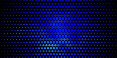 Dark BLUE vector backdrop with circles.