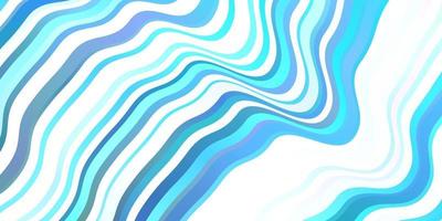 Light BLUE vector background with curves.