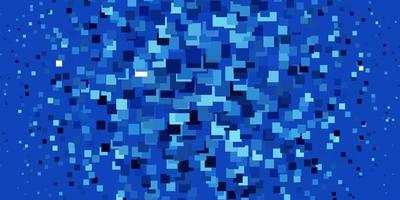 telón de fondo de vector azul claro con rectángulos.