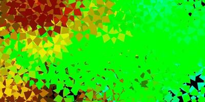 Dark multicolor vector background with triangles.