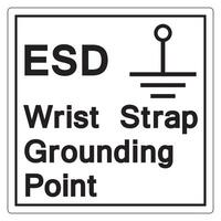 Grounding Point Symbol Sign, Vector Illustration, Isolate On White Background Label. EPS10