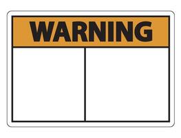 symbol warning sign label on white background vector