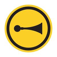 PPE Icon.Sound Horn Symbol Sign Isolate On White Background,Vector Illustration EPS.10 vector