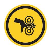 Hand Entanglement Rollers Symbol Sign, Vector Illustration, Isolate On White Background Label .EPS10