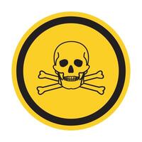 Toxic Material Symbol Sign Isolate On White Background,Vector Illustration EPS.10 vector