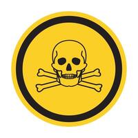 Toxic Material Symbol Sign Isolate On White Background,Vector Illustration EPS.10 vector