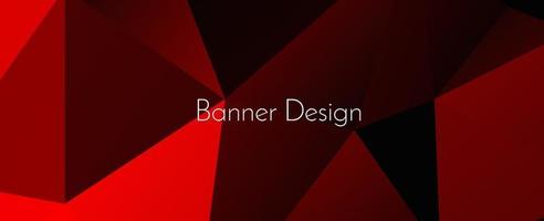 Fondo de banner de diseño decorativo geométrico elegante abstracto vector