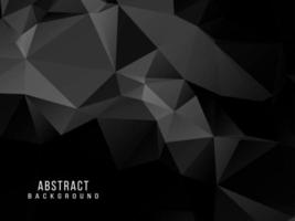 Dark geometric black abstract background elegent design pattern vector