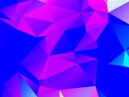 Fondo de cristal geométrico triangular colorido abstracto vector