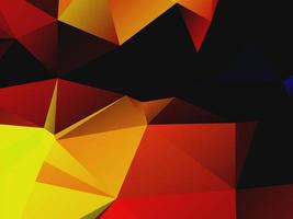 Abstract polygonal triangles colorful background vector