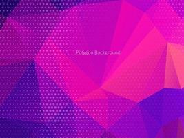 Abstract colorful triangular geometric crystal background vector