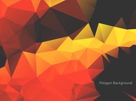 Decorative geometric triangle polygon abstract background vector