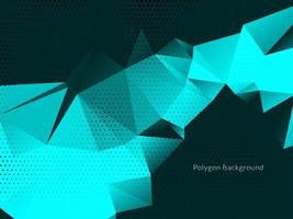 Modern geometric triangle polygon background vector