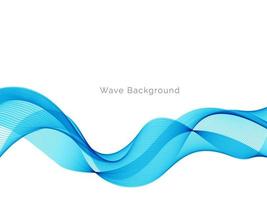 fondo de onda azul que fluye con estilo suave vector