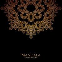 Mandala design decorative stylish royal background vector