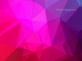 geometric triangle polygon background vector